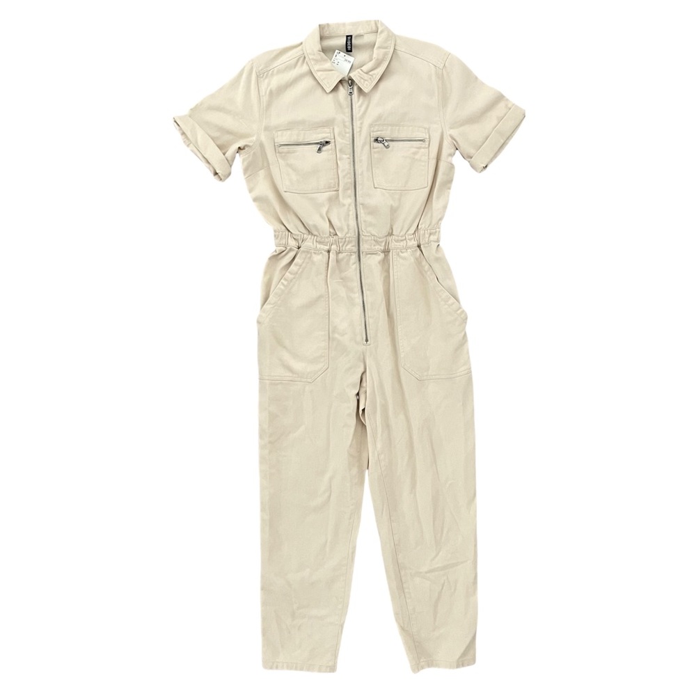 [SOLD] H&M cream workers jumpsuit